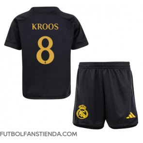 Real Madrid Toni Kroos #8 Tercera Equipación Niños 2023-24 Manga Corta (+ Pantalones cortos)